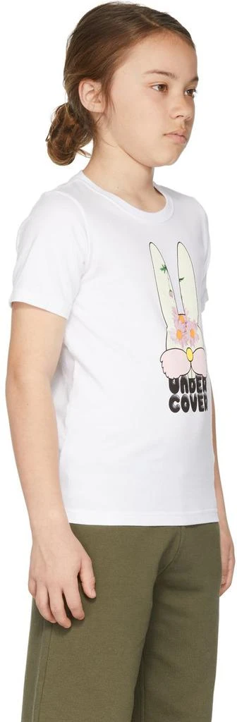 UNDERCOVER Kids White Bunny T-Shirt 3