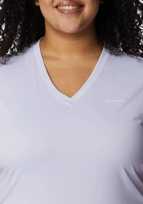 Columbia Womens Hike Short Sleeve V Neck Shirt 4