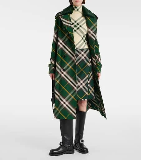 Burberry Burberry Check turtleneck sweater 2