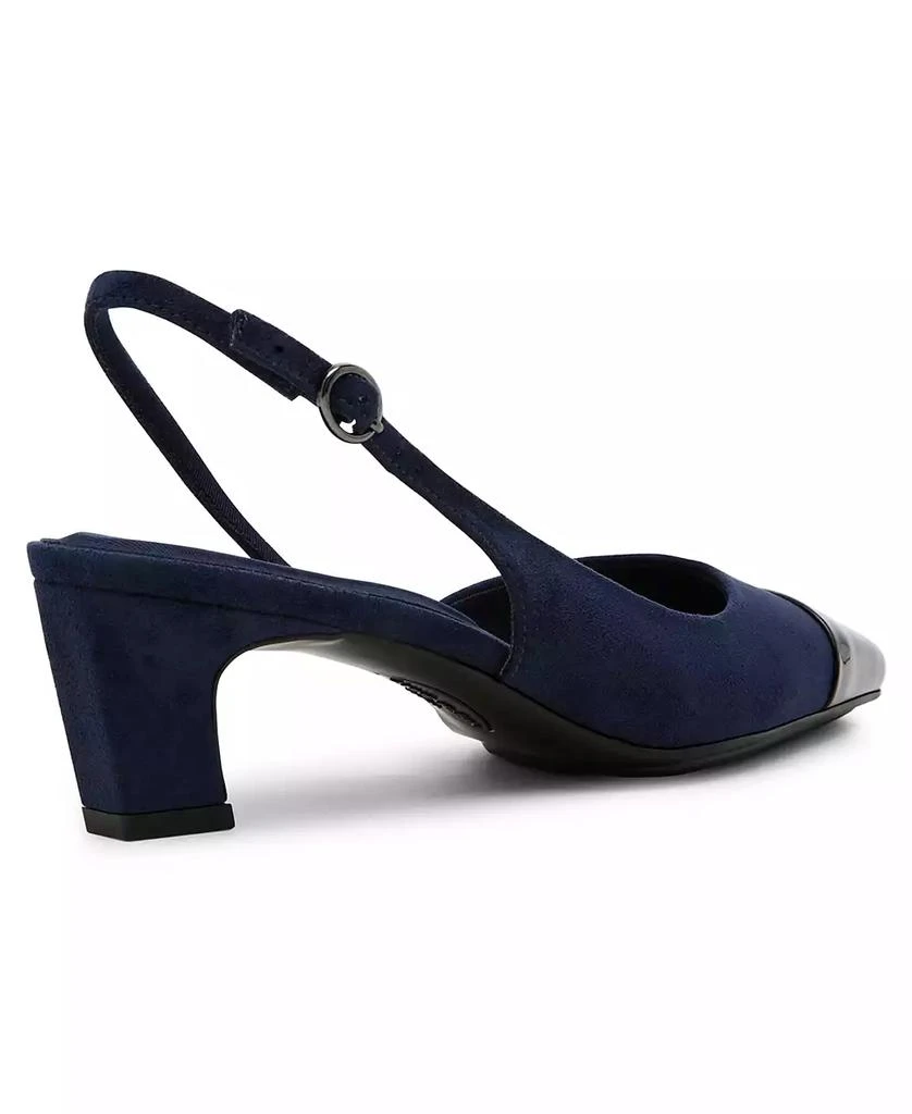 Anne Klein Women's Sama Cap Toe Slingback Dress Pumps 6