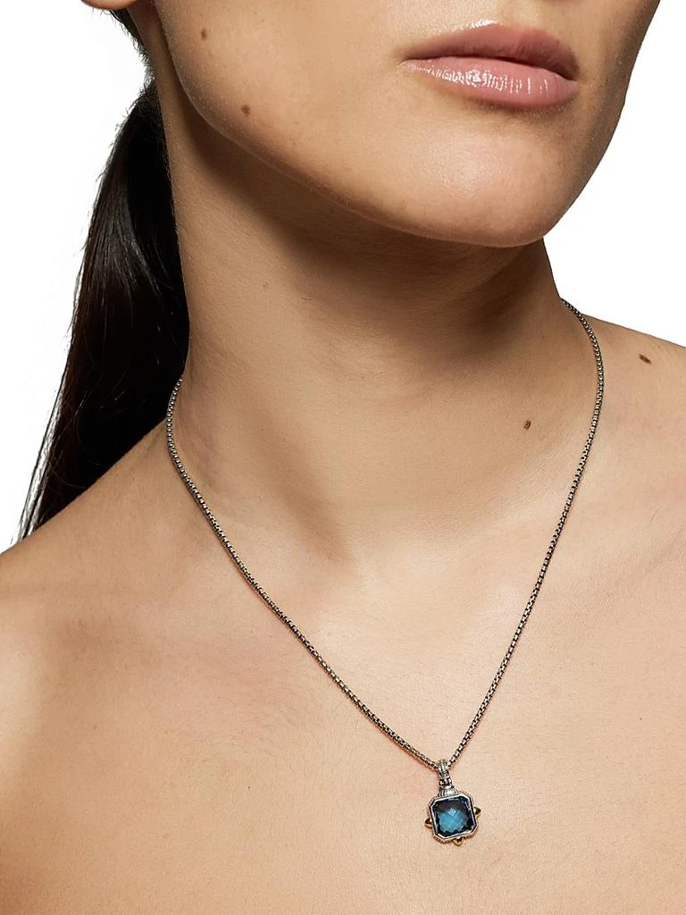 Konstantino Anthos Blue Spinel Pendant 7