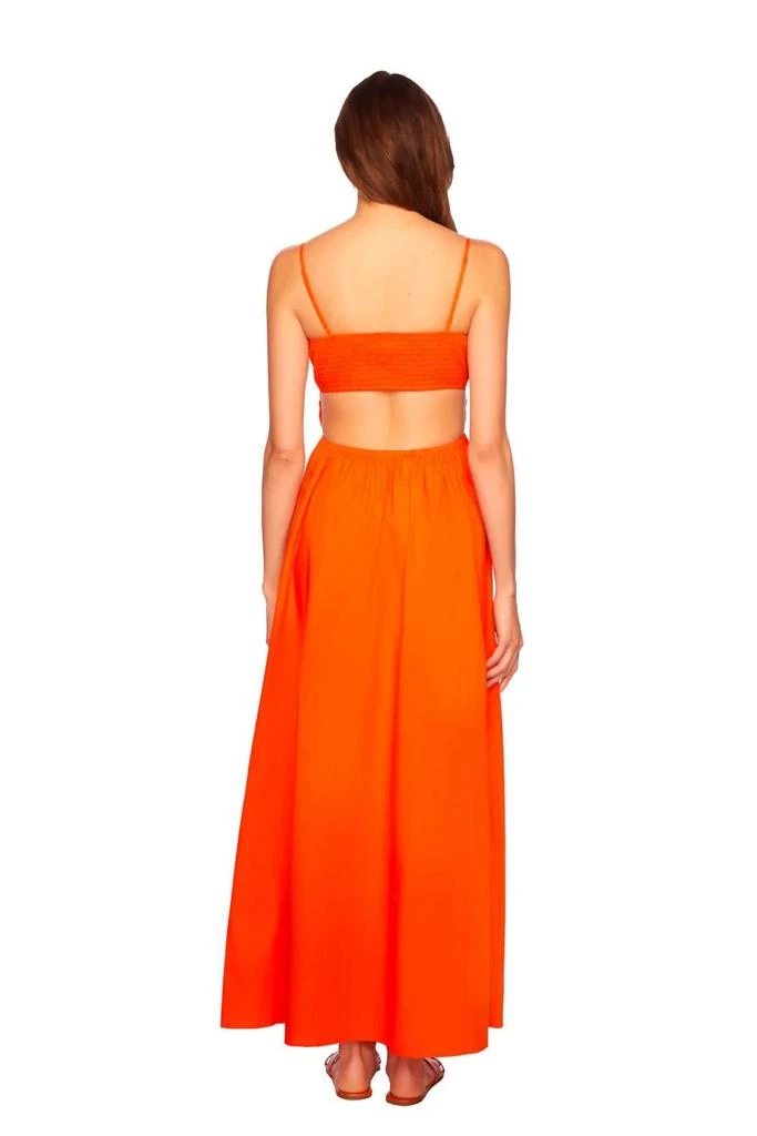 Susana Monaco Susana Monaco - Poplin Open-back Maxi Dress 3