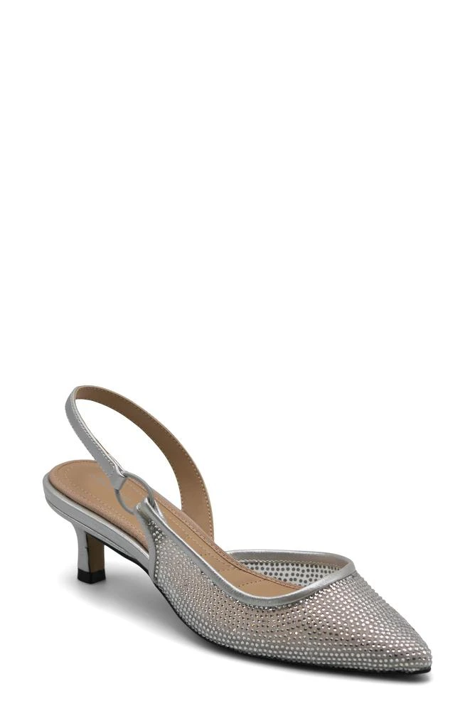 Adrienne Vittadini Snipe Slingback Rhinestone Pump 1