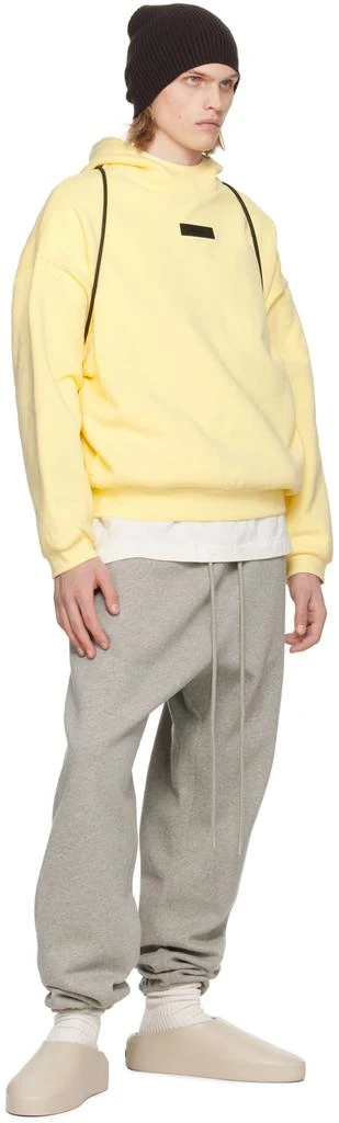 Fear of God ESSENTIALS Yellow Pullover Hoodie 4