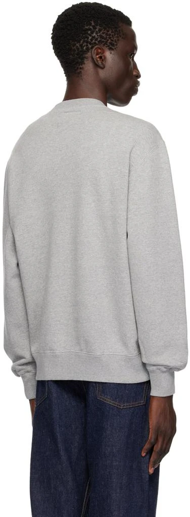 BEAMS PLUS Gray Crew Sweatshirt 3