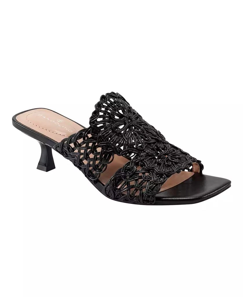 Bandolino Women's Melvana Woven Kitten Heel Sandals 1