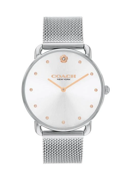 Coach Elliot Stainless Steel Mesh Bracelet Watch