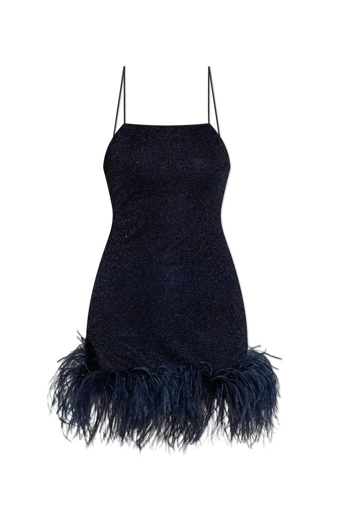 Oséree Lumiere Knot Mini Dress Black