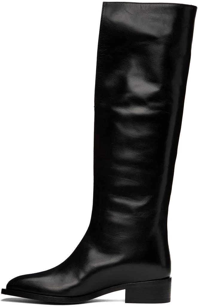 Peter Do Black V-Neck Tall Boots 3