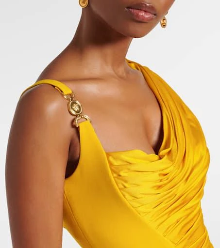 Versace Medusa 
95 pleated gown 4