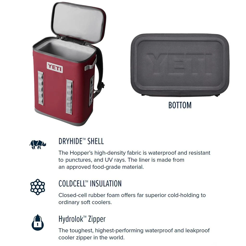 YETI YETI Hopper Backflip 24 Soft Sided Backpack Cooler 5