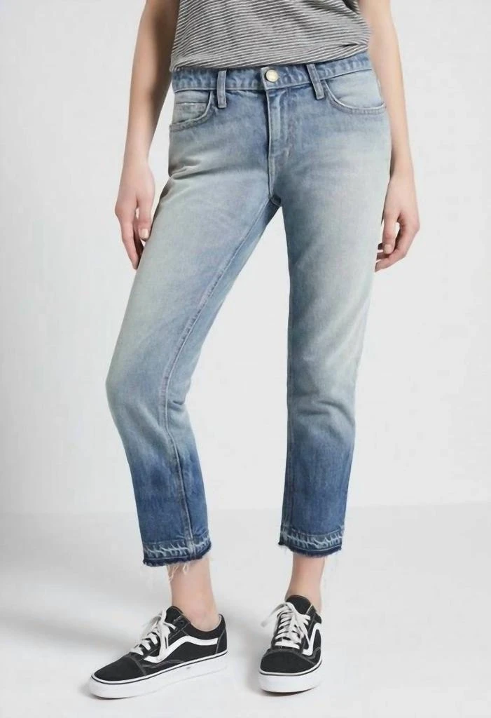 Current Elliott Current/Elliott - Released Hem Cotton Denim Crop Jeans 1