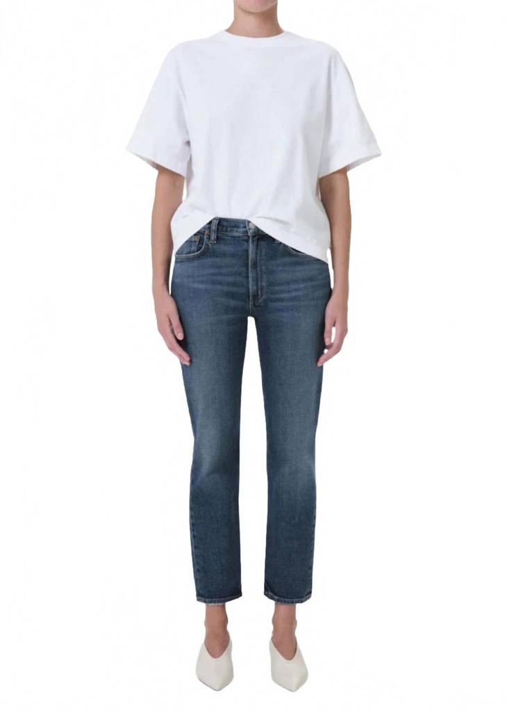 AGOLDE Becker wide-leg cotton twill chinos - Leggings