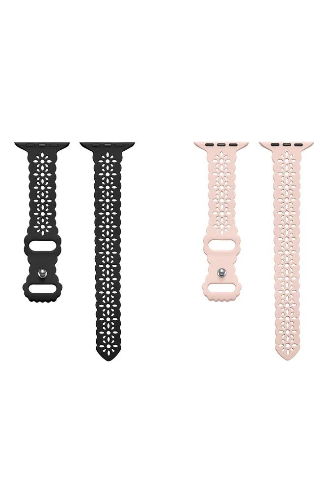 The Posh Tech Silicone Sport 2-Pack Apple Watch® Watchbands 2