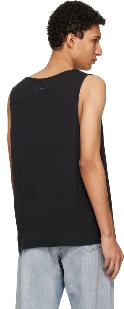 MM6 Black Logo Patch Tank Top 3