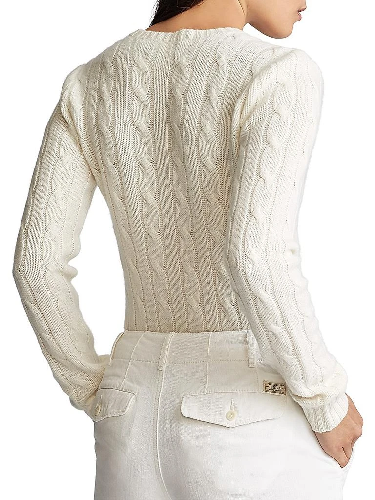Ralph Lauren Julianna Cable-Knit Cashmere Sweater 4