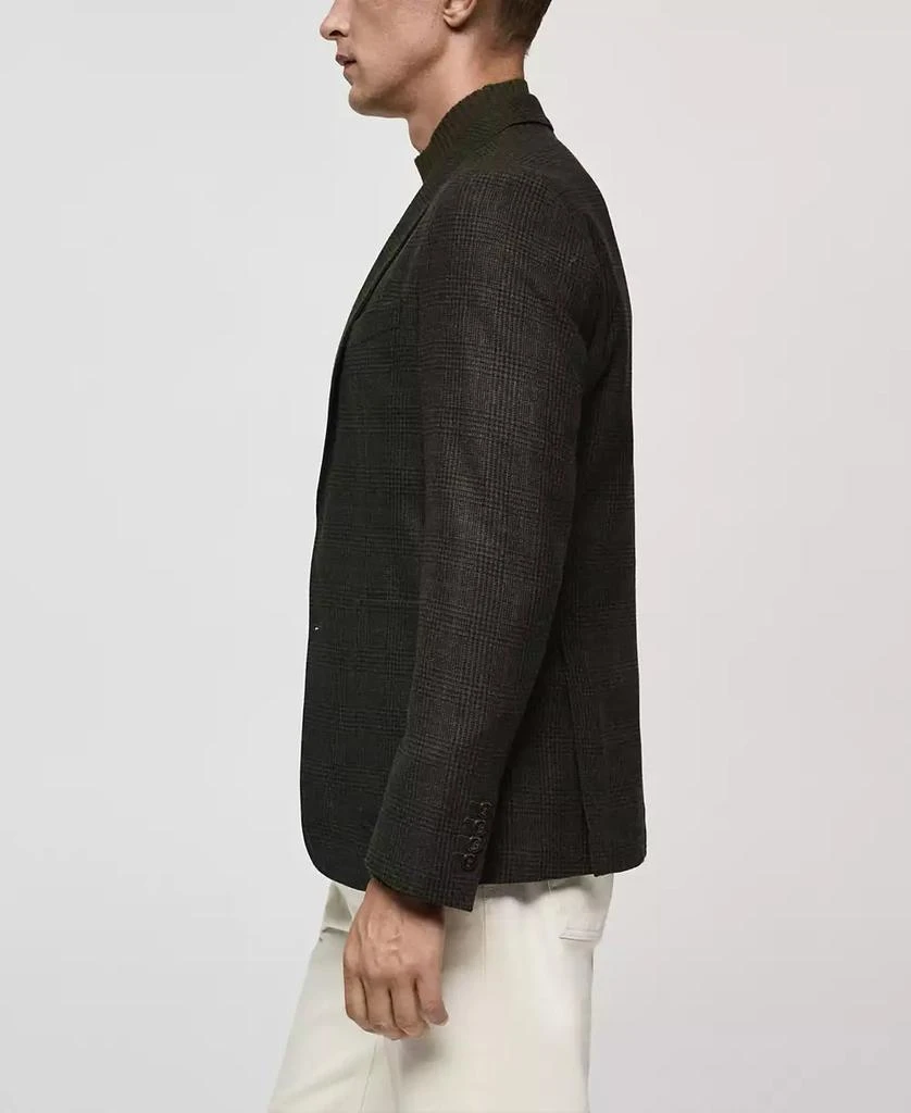 Mango Men's Slim-Fit Wool-Blend Blazer 6