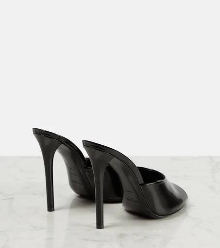 Yves Saint Laurent Goldie leather mules 3