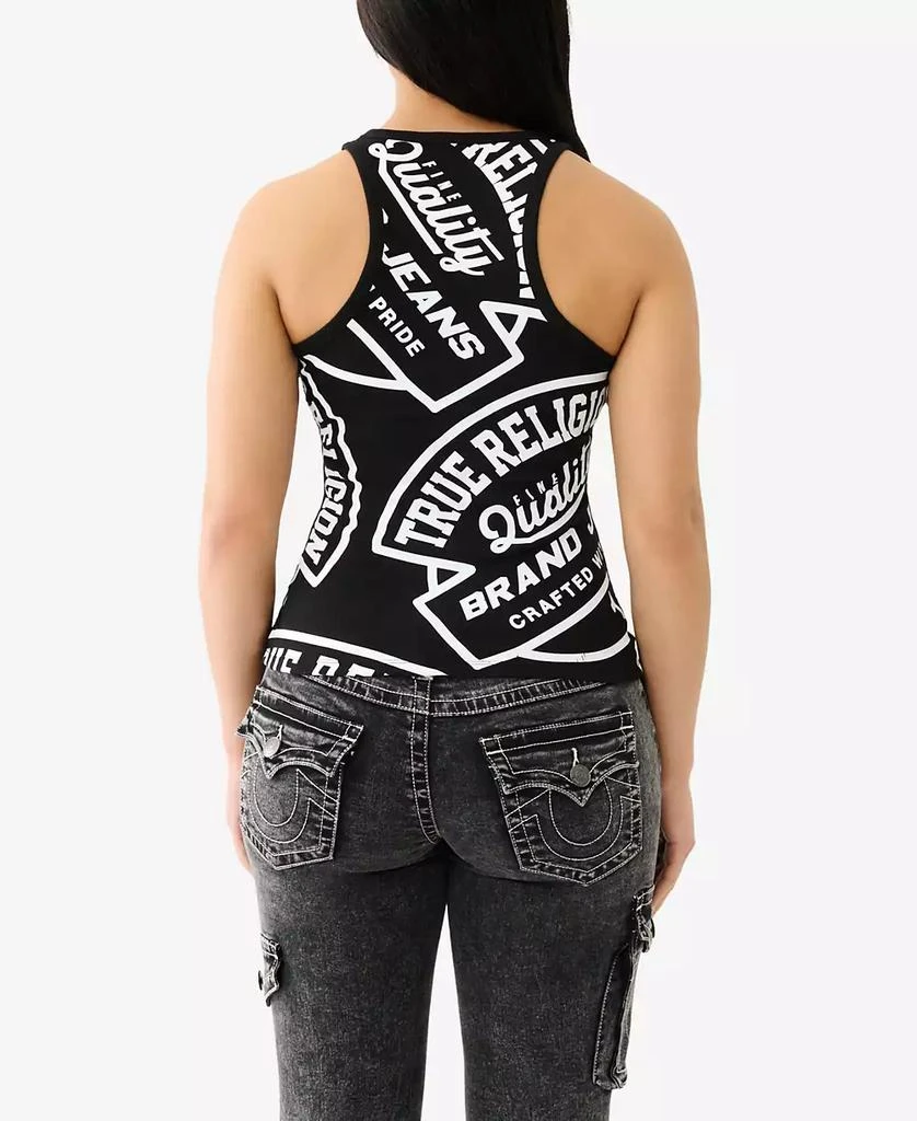 True Religion Women's Branded Goddess Tank Top 4