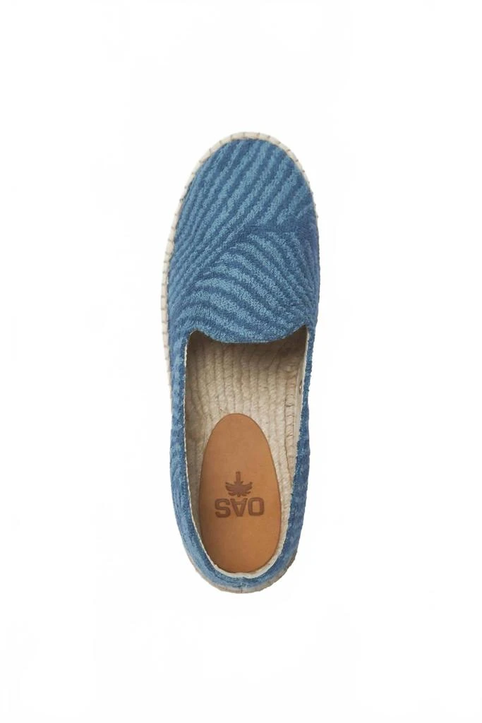 OAS Unisex Wavy Terry Espadrilles In Blue 3