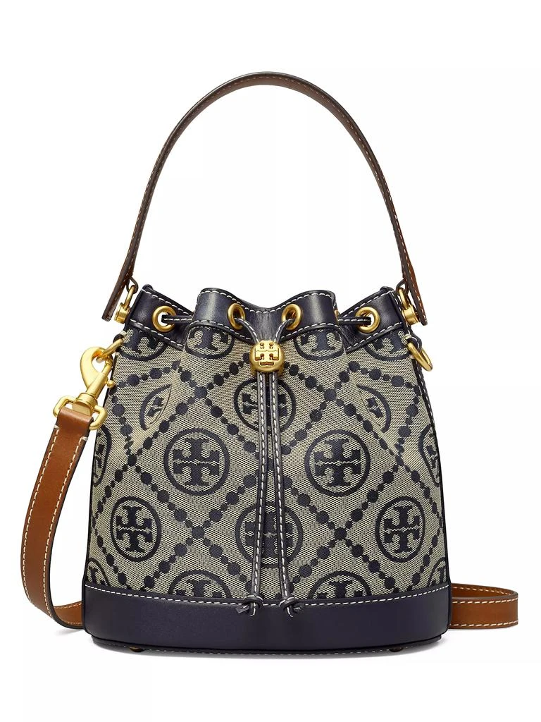 Tory Burch T Monogram Jacquard Bucket Bag 1