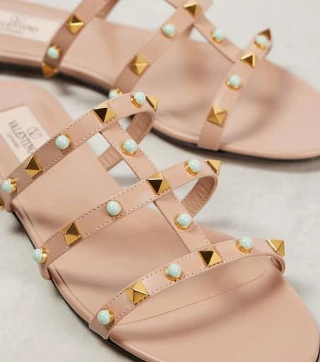 Valentino Rockstud leather sandals 5