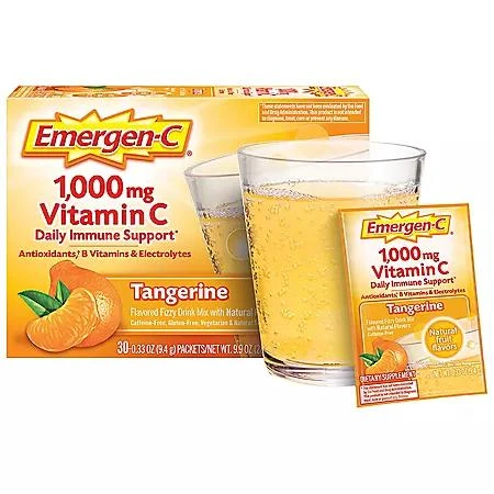 Emergen-C Emergen-C Vitamin C 1000mg Powder with Antioxidants Fizzy Drink Mix, 90 ct. 7