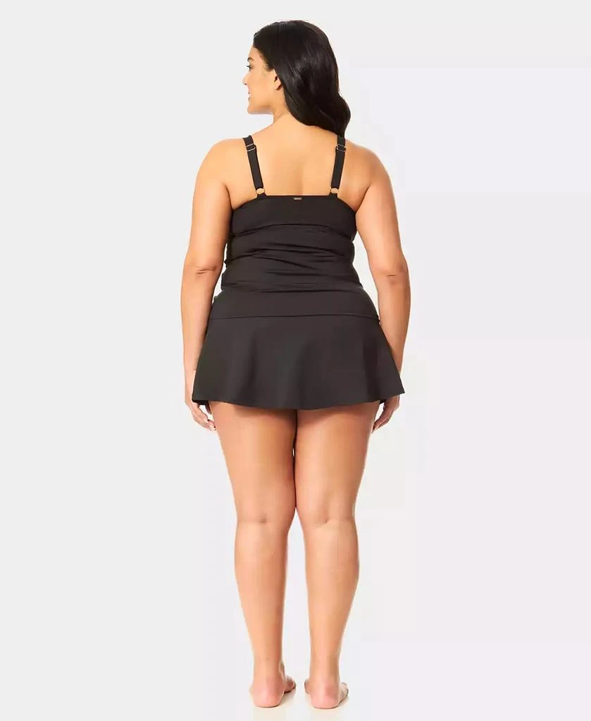 Anne Cole Plus Size Shirred Tankini Top 5