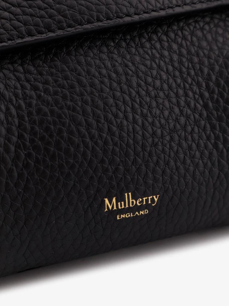 Mulberry Leather shoulder bag with logo 5