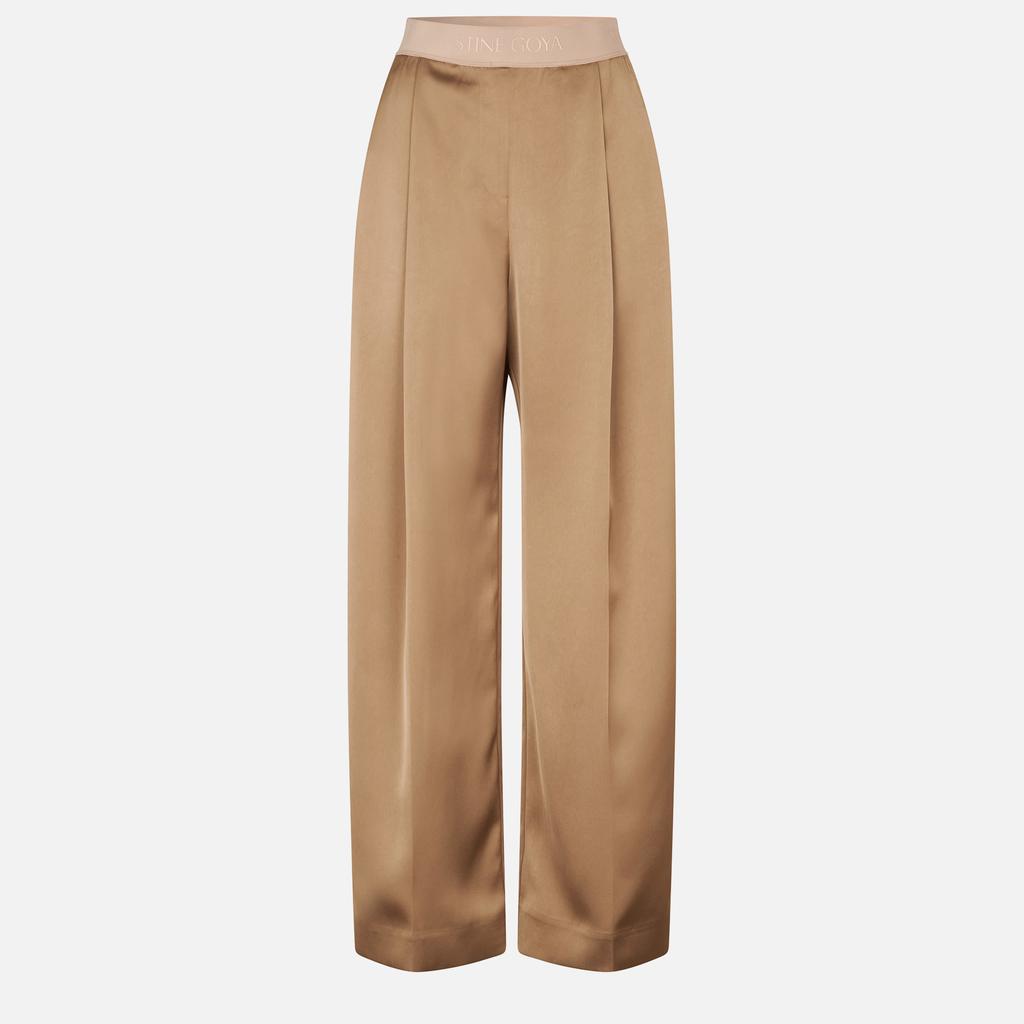 Stine Goya Stine Goya Wide Leg Long Satin Trousers