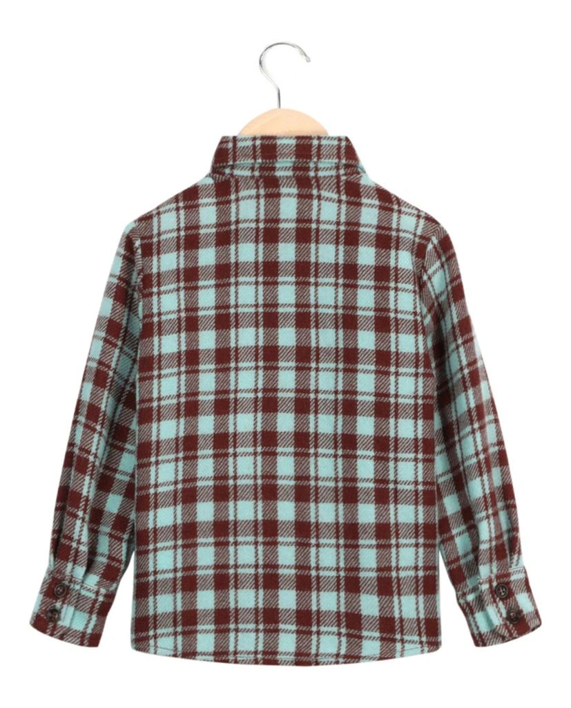 Gucci Check Patterned Wool Shirt 2