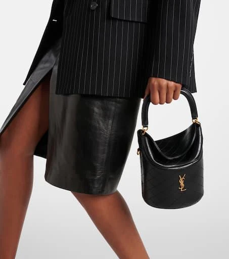 Yves Saint Laurent Gaby leather bucket bag 2