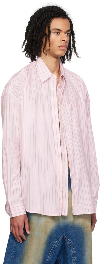 Y/Project Pink Hook-Eye Shirt 2