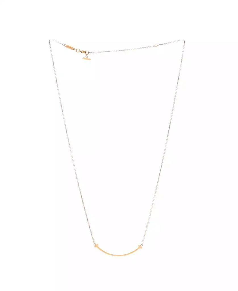 Pre-Owned Tiffany 
Co T Smile Pendant Necklace 4