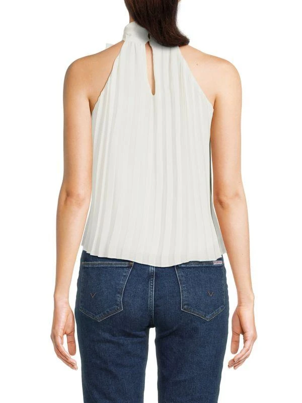 AREA Bow Pleated Top 2