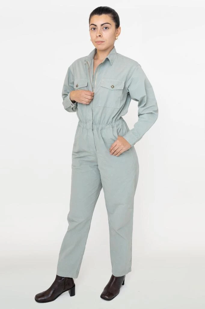 Los Angeles Apparel RJC3207GD - Cotton Poplin Utility Jumpsuit 1