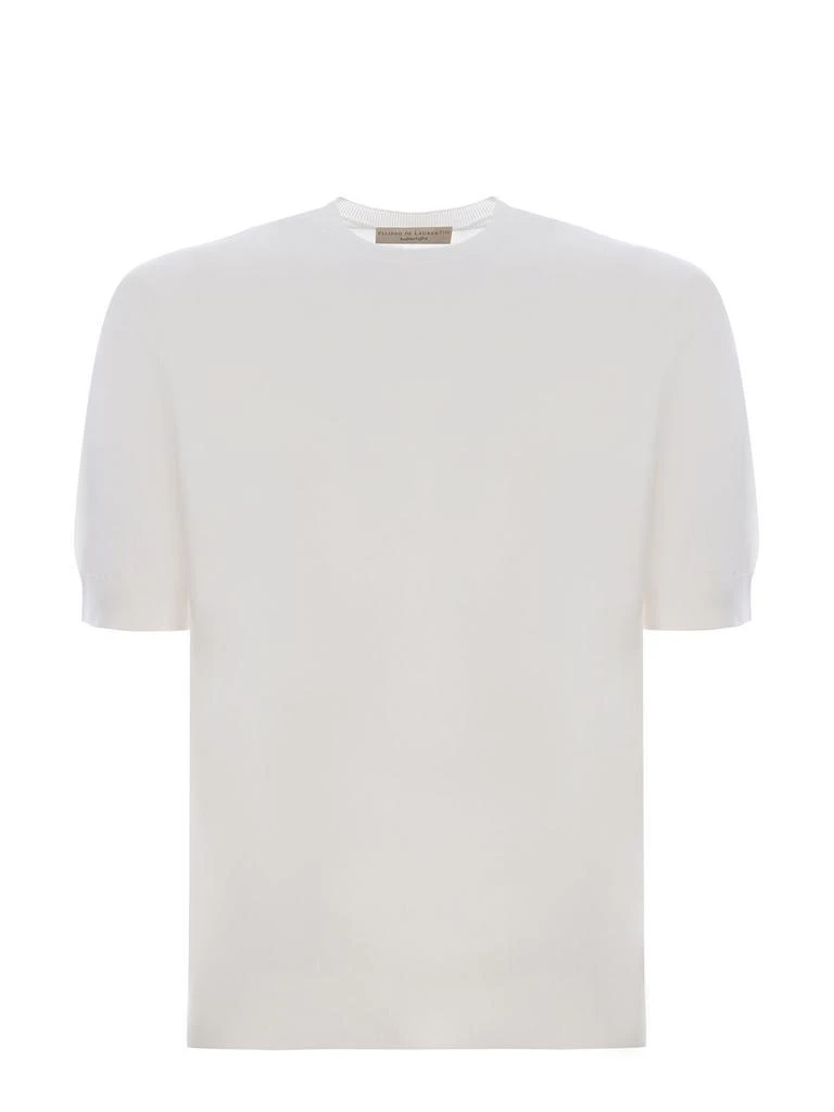 FILIPPO DE LAURENTIIS Filippo De Laurentiis Short Sleeve Crewneck Jumper 1
