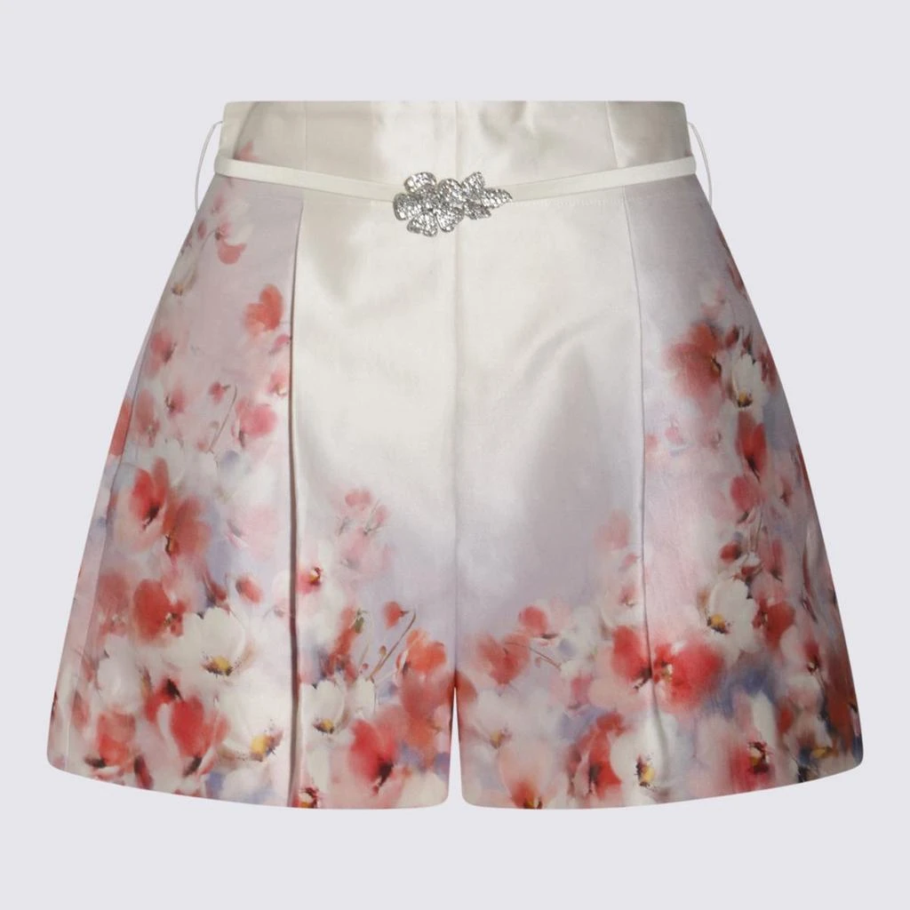Zimmermann Zimmermann White Silk Shorts Pants Compare Prices