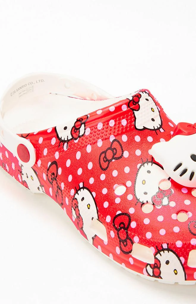 Crocs Hello Kitty Red Classic Clogs 6