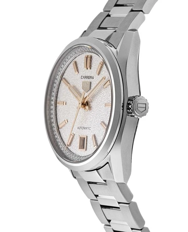 Tag Heuer Tag Heuer Carrera Automatic Silver Diamond Steel Women's Watch WBN231B.BA0001 3