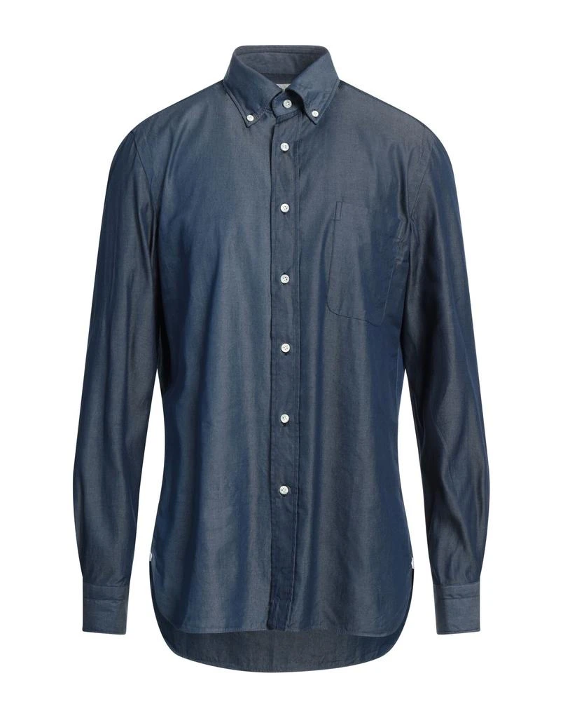 LUIGI BORRELLI NAPOLI Denim shirt 1