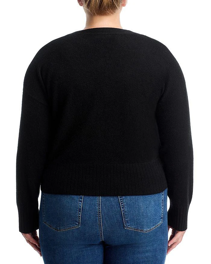 AQUA AQUA 100% Cashmere V Neck Cardigan - Exclusive 7