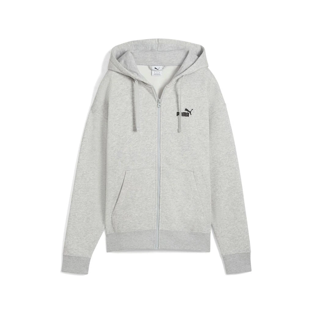 Puma PUMA Women's Essentials Small No. 1 Logo Fleece Comfort Full-Zip Hoodie 1