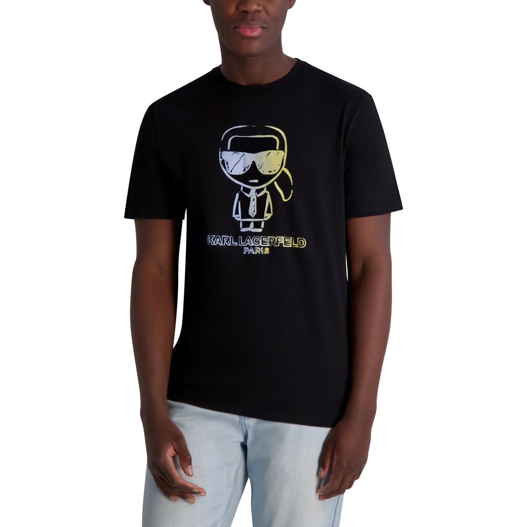 Karl Lagerfeld Paris FADED KL CHARACTER T-SHIRT