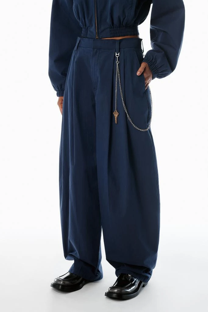 Alexander Wang Blue Cotton-Blend Balloon-Leg Pants 3