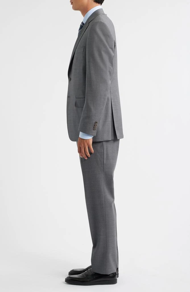 Canali Sienna Regular Fit Grey Pinstripe Wool Suit 3