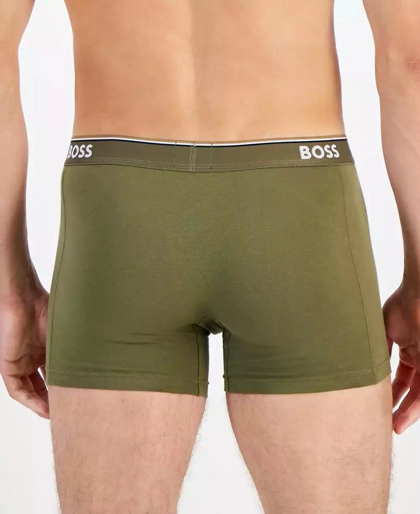 Hugo Boss BOSS by Men's Power 3-Pk. Tipped Logo Waistband Boxer Briefs 3