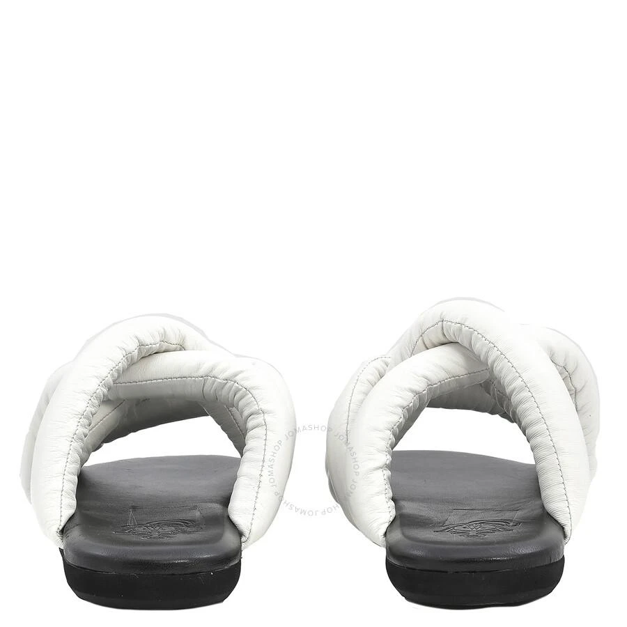 Moncler Ladies White Jbraided Slides Sandals 3