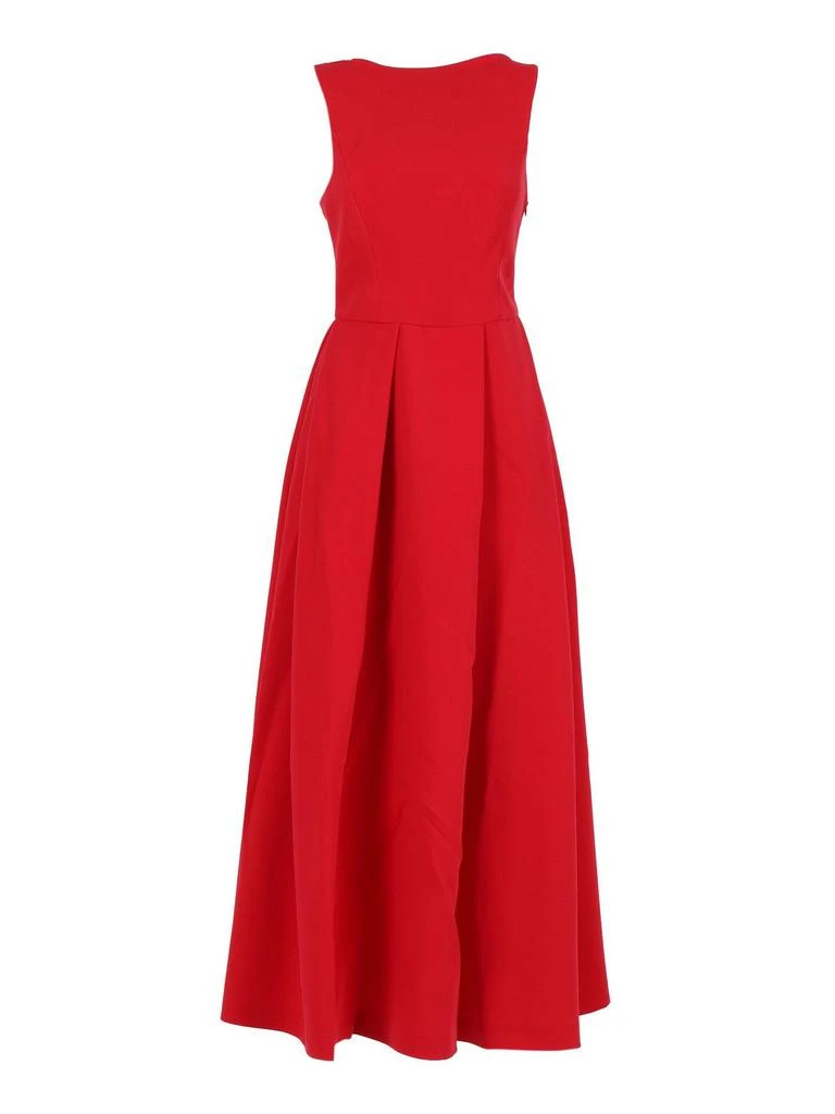knee length dresses for ladies Women Size 14 Armani Collezioni Red Sexy, Slink Midi Dress  VIDA STYLE SHOP