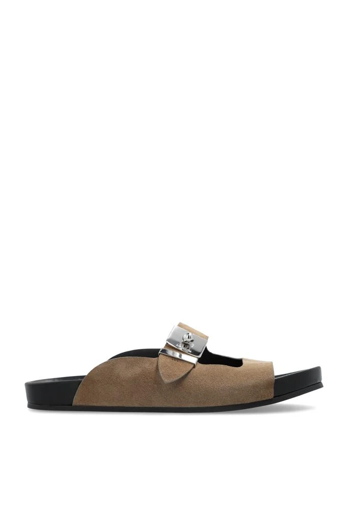 Lanvin Suede slides 1